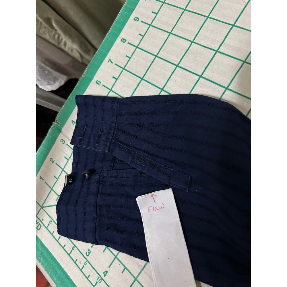 Anthropologie Size 2 Navy Blue Western Equestrian Cotton Shirt Dress Puffed Boho - Picture 8 of 14